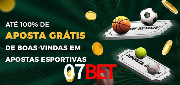 07bet Ate 100% de Aposta Gratis